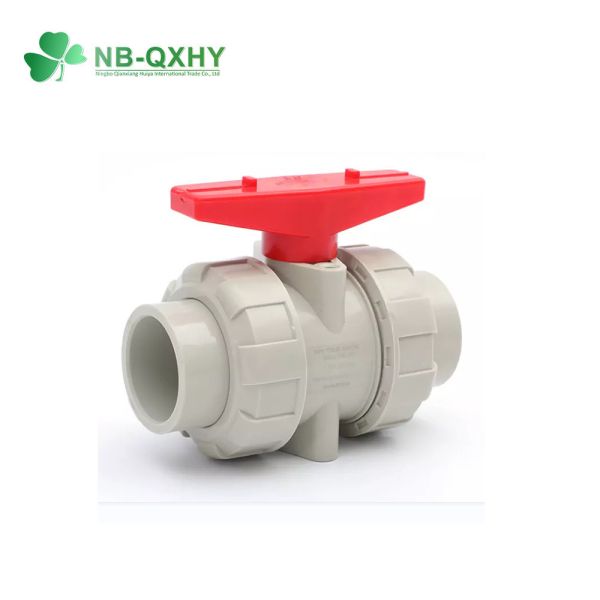 China Pph Electric/Pneumatic Actuator True Union Ball Valve with Bracket