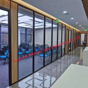 Cheap Fully Enclosed Office Glass Cubicles Soundproof Tempered Glass Walls wholesale