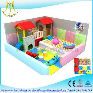Hansel  plastic playground equipment for amusement indoor and  outdoor