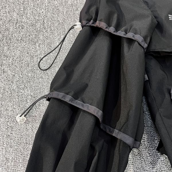 Custom Track Hunting Mens Jacket Outdoor Mountaineering Trekking Hooded Jacket Windbreaker Polyester Nylon Double Layer Jacket