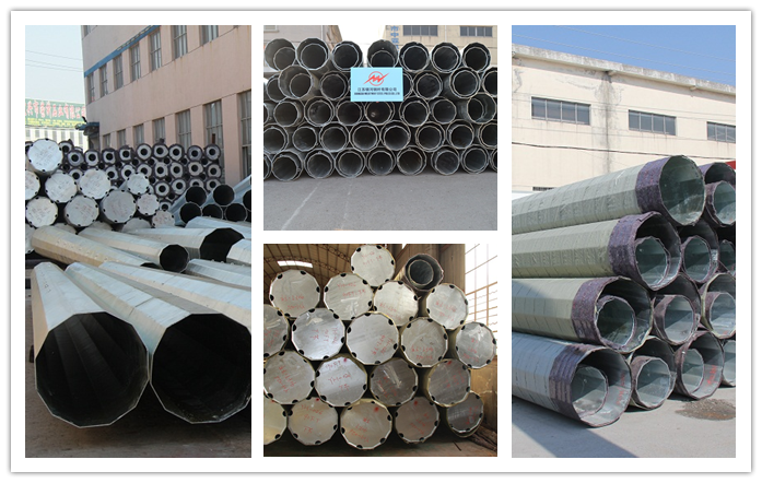 Ngcp Steel Transmission Line Pole 70 Ft / 80 Ft / 90 Ft Electric Telescoping