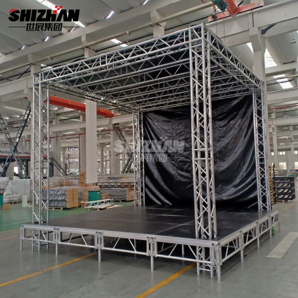 globe truss sloping flat roof truss smd light trussing