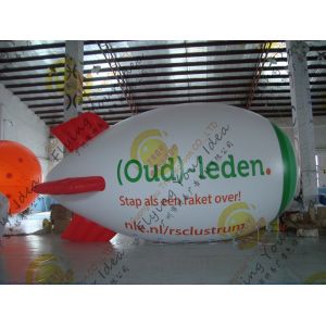 Fireproof Helium Advertising Inflatables Attractive For Public Promotions