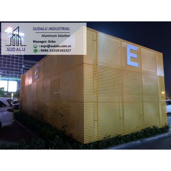 SUDALU Aluminum Facade Cladding Panel for Building Exterior Decoration Panel from Foshan Aluminum Panel Manufacturer