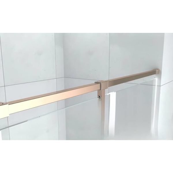Customizable Shower Door Wall Profile Rustproof Bathtub Sliding Door Frame
