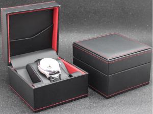Cheap Eco - Friendly Plastic Watch Box PU Leather Outside Waterproof Environmentally Friendly wholesale