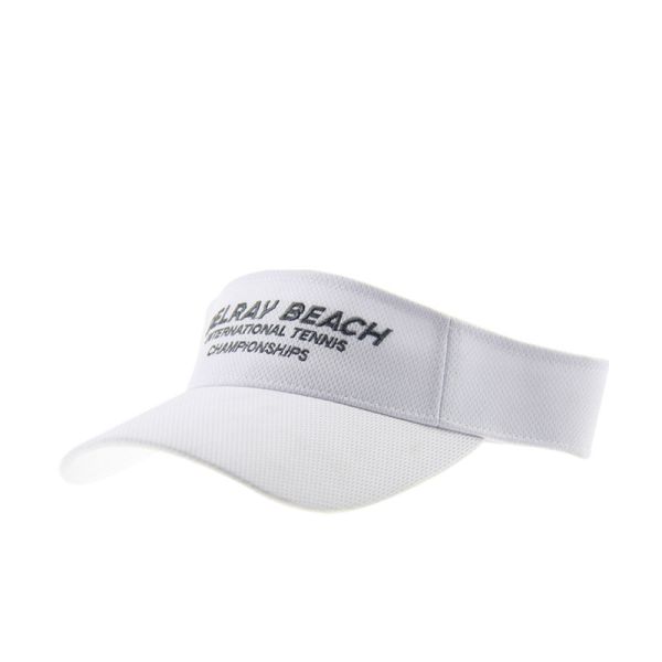 Personalized Embroidery Sun Visor Caps White For Running Comfortable