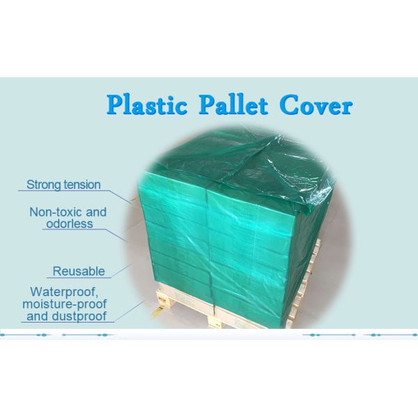 China wholesale pe plastic bag of waterproof pallet covers, black pe plastic waterproof pallet covers