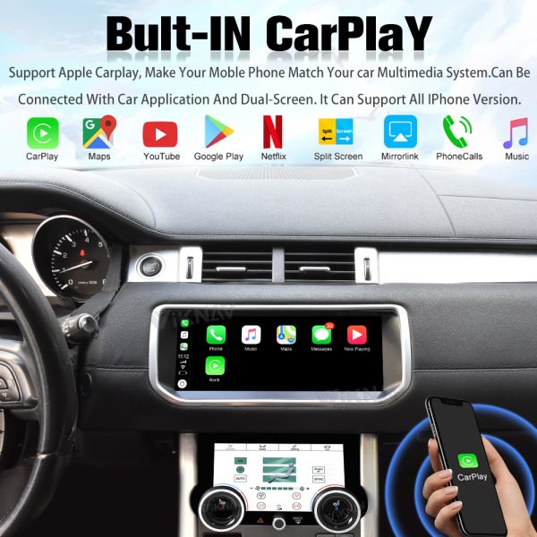 Viknav Car Radio For Land Rover Evoque L551 L538 (2012-2018) 10.25 inch With AC Air Conditioning Panel Climate Control