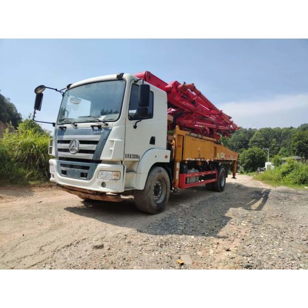 2020 SA Ny 37m Used Concrete Pump Truck Concrete Boom Pump Heavy Equipment Truck Mounted Pump