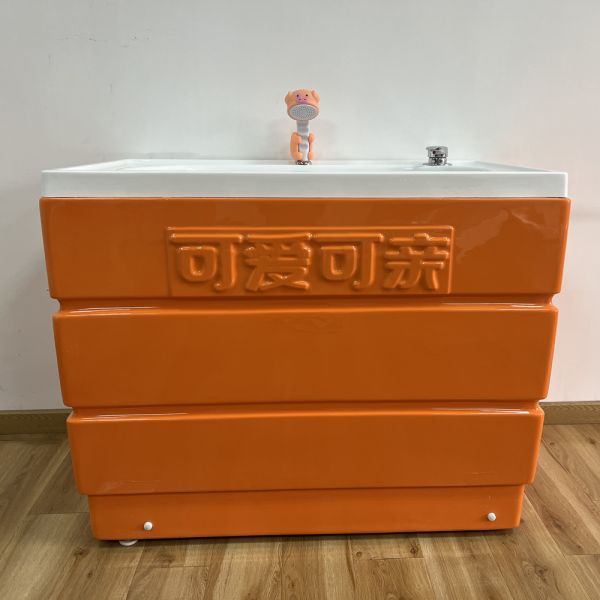 Freestanding Acrylic Baby Tub Indoor Air Massage Baby Washing Basin