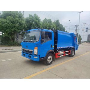 Cheap HOWO 116 Engineering Emergency Vehicle , 6m3 Refuse Compactor Truck wholesale