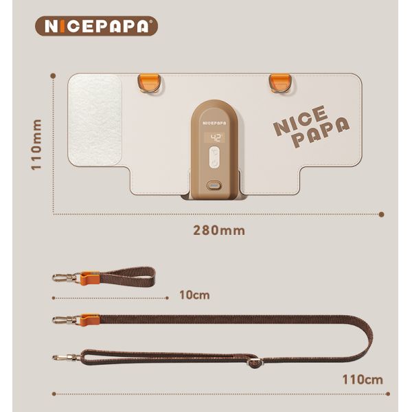 Customized fast charge Baby Milk Warmer Brown Baby Accessories For Easy Feeding