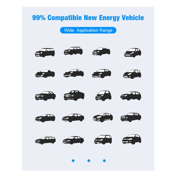 7kw 11kw 22kw 3 Phase LCD Screen Type 2 EV Charger Over Temp Protection