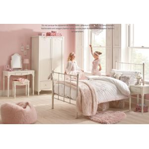 Buy cheap UK style pink metal kids bed from wholesalers