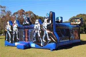 Cheap Fire Retardant Star Wars Inflatable Bouncer Jumping Castle With Customized Size wholesale