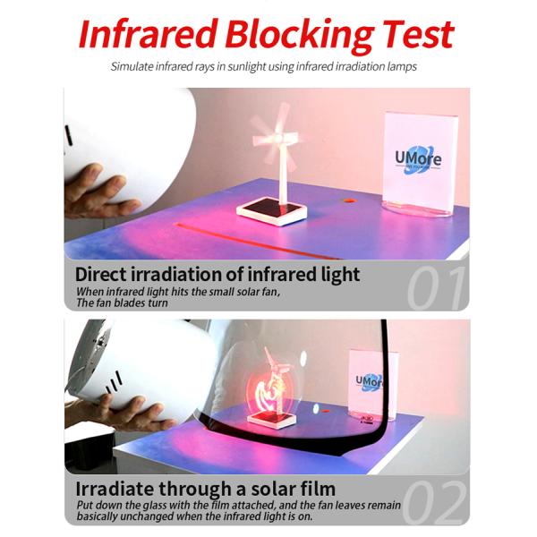 High IRR Metallic Tinting Film, Magnetron Sputtering Car Window Tint Film