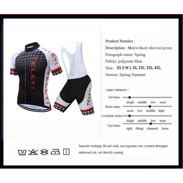 Polyester Suit Cycling Jersey Bike Cycling Accessories Quick Dry Short Suits
