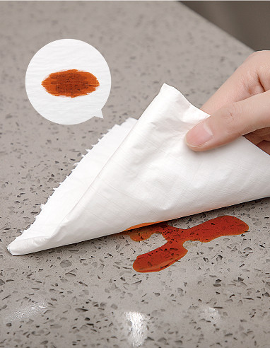 4 Layer Dry Wet Dual Use Reinforced Paper Towels Cotton Threads