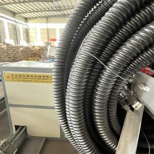 China Plastic Corrugated Flexible Hose Machine , Electric Flexible Corrugated Pipe Production Line on sale