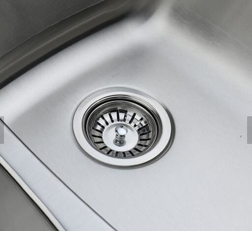 drop-in overmount topmount single bowl inox 304 handmade custom size 18 gauge sink