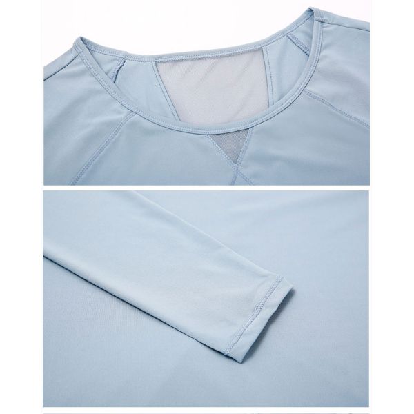 BSCI certified Women'S Long Sleeve Sports T Shirts Female Athletic Wear