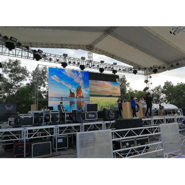 IP65 OEM ODM Outdoor LED Screen Hire Movable Stage Easy Assemble