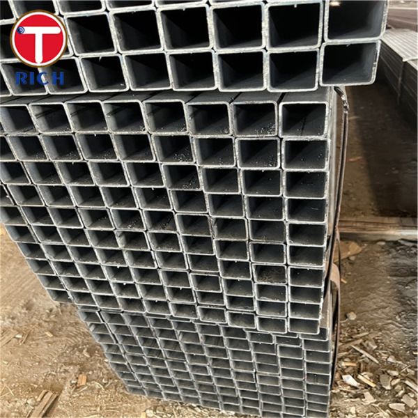 S235JR Galvanized Square Steel Pipe Cold Formed Welded Steel Tube For Structural