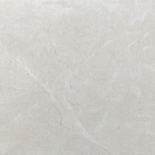 Carrara White Polished Glazed Ceramic Tiles 60x60cm