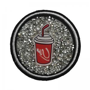 Cheap Fashion Design Coca Cola Patches , Round Custom Patches No Minimum wholesale
