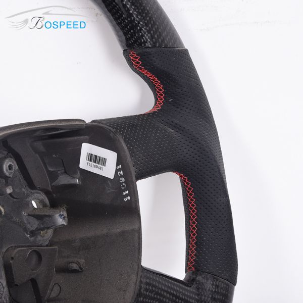 OEM Racing Car Ford Carbon Fiber Steering Wheel Fiesta Green Stripe