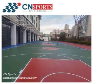 Cheap High Rebound Polyurea Basketball Court Flooring Waterproof Anti Slide wholesale