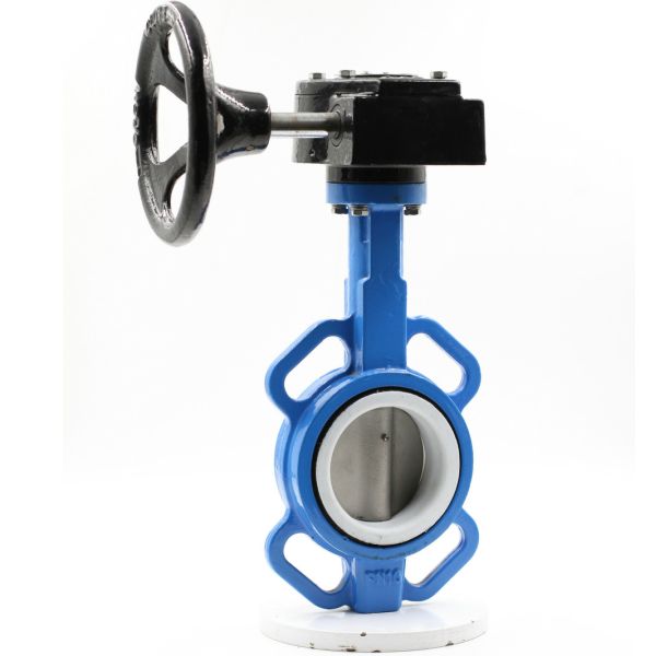 Dn150 Dn50 Dn250 Dn200 10 Inch Soft Seat Pneumatic Actuated Ductile Cast Iron Air Motorized wafer Butterfly Valves