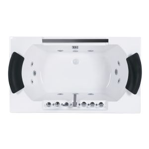 Drainer Bathroom Jacuzzi Tub 1950x1300x780mm Freestanding Hot Tub