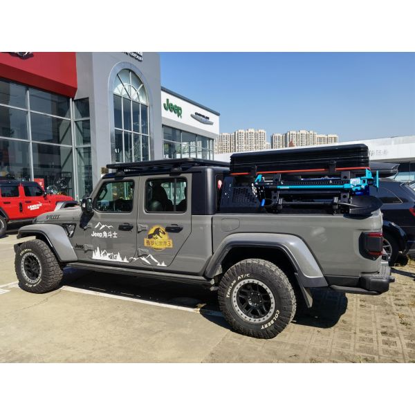 Adjustable Powder Coating Roll Bar Pickup 4x4 Bed Rack for F150 JEEP GLADIATOR JT