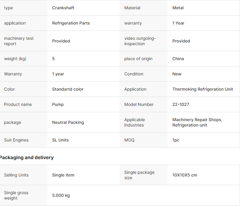High-Grade Metal Crankshaft with 1-Year Warranty and Low MOQ of 1 Piece for X 430 Compressor Units