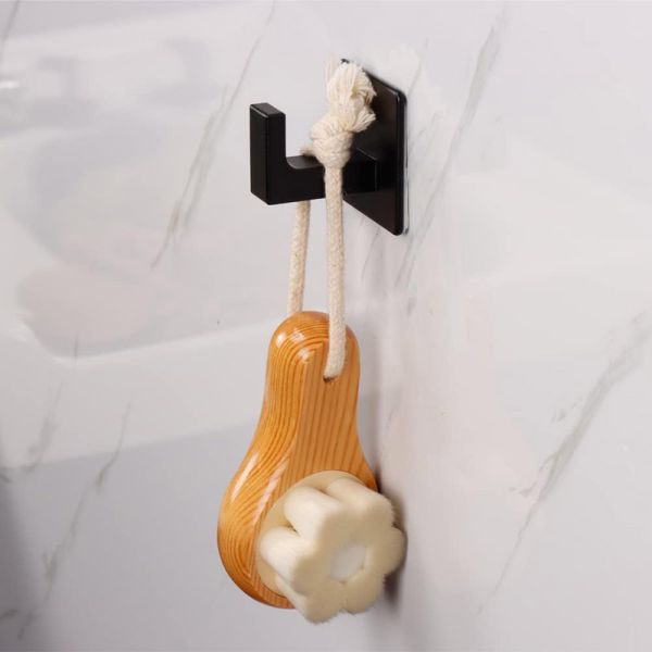 No Drilling Waterproof Moisture-proof Self-adhesive Clothes Hooks Adhesive Towel Hooks