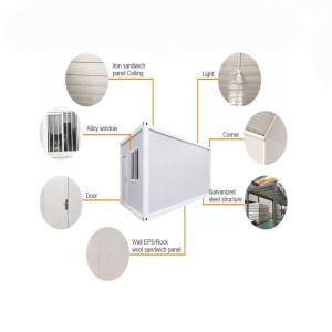 2 Bedroom Prefab Detachable Container Villa For Food Restaurant