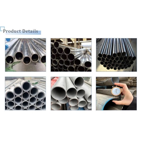 ASTM 304L 316L Stainless Steel Welded Sanitary Pipe 500mm Polished Surface For Food
