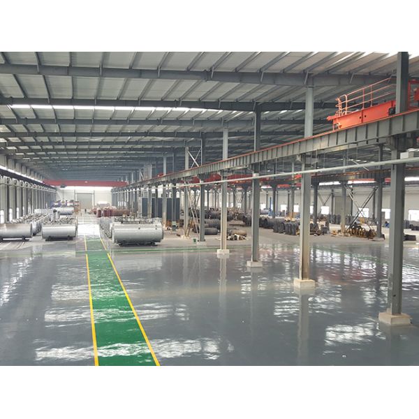 Easy Operation Gas Hot Water Heater 0.7MW Boiler Capacity Three Return Design