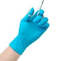 Quality Xxl Large Latex Disposable Chemical Gloves Nitrile Powder Free for sale