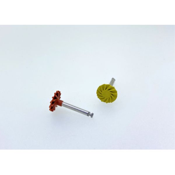 Dental Disilicate Polishing Kit RA Shank Diamond Grinding Wheel For Ceramics Solution