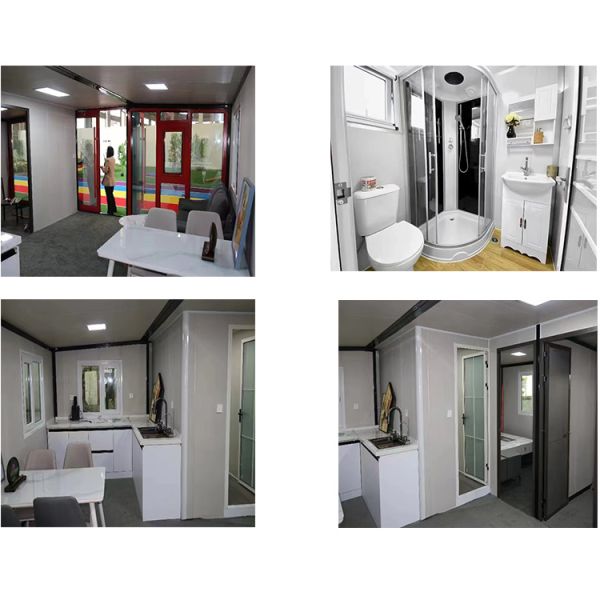 Luxury Modern Style Foldable Expandable Container House With Fiber Cement Board Floor