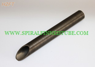 Aluminum Extruded Finned Tubes With Flexible For Bending And Coiling / Low Fin Tubes