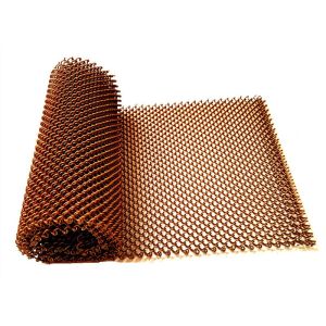 Aluminum Coil Mesh Curtain With Metal Track