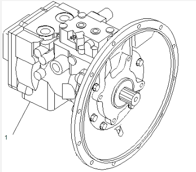 Belparts Hydraulic Pump Komatsu 78 Us PC78US Main Pump 708-3T-00120 708-3T-00116 708-3T-00115