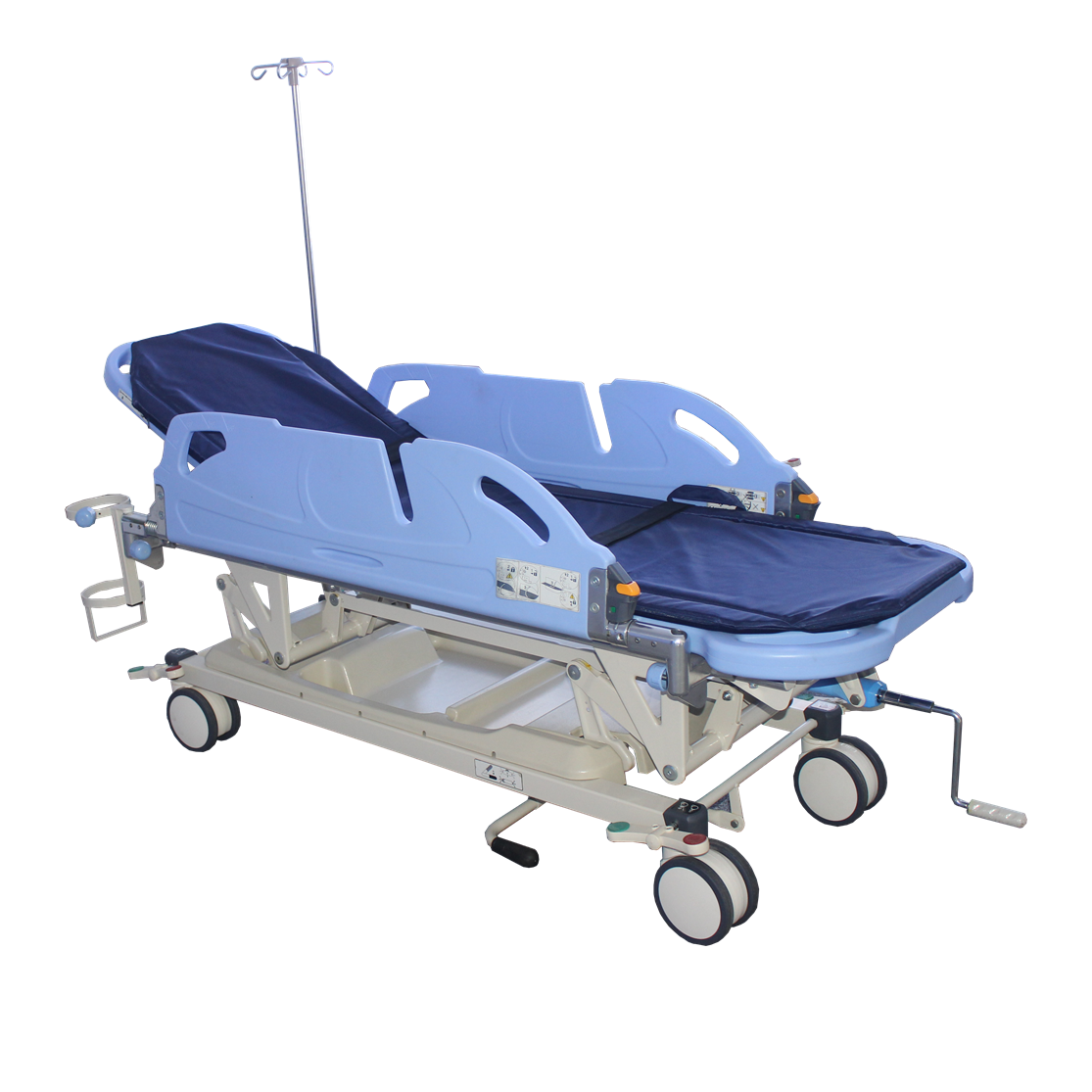 2160MM 89cm Hydraulic Patient Transfer Trolley Emergency Ward Cart