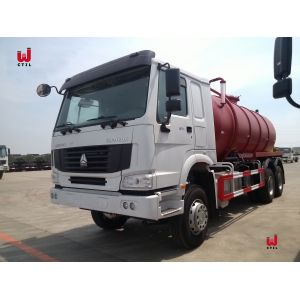 Sinotruk Sewage Cleaning Tanker 35 Cubic Sewer Jetting Truck
