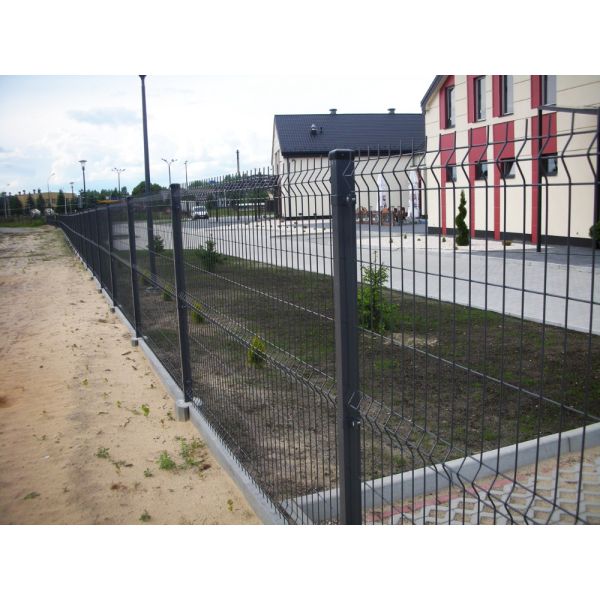 Galvanized and PVC Coated Welded Wire Mesh Fence Nylofor 3D Security Fence