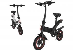 Cheap Small Folding Electric Assist Bike , Ergonomics Design Lightest Electric Folding Bike wholesale